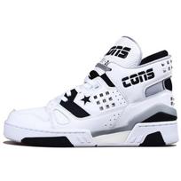 JUST DON ir Converse ERX 260 Mid Sportinio Kompaktiškumo Vidutinio Aukščio Retro Krepšinio Batai Unisex Balti ir Juodi 35.5