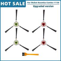 Compatible For iRobot Roomba Combo r1138 Robot Vacuum Cleaner Spare Parts Accessories Main Side Brush Hepa Filter Mop Rag Cloth gray