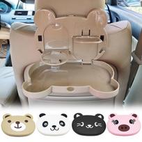 New  Auto Back Seat Table Drink Food Cup Tray Holder Stand Folding Car Drink Holder Cartoon Baby Dinner Plate for Car A