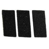 Sponge Filter 3 Pcs 481010716911 For Bauknecht Brand New black