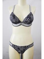 2025 Sexy Korean Style Push-Up Swimsuit Bikini XL juoda
