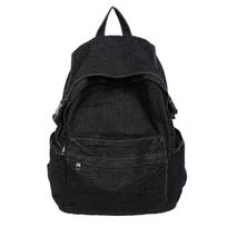 Retro Denim Style Backpack juoda