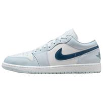 Jordan Air Jordan 1 Low top Vintage Basketball Shoes Men's Light Blue White 553558-400 47.5 white