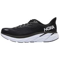 HOKA ONE ONE Clifton 8 Black White Wide 1121374-BWHT 45