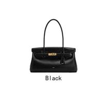 JWPEI briefcase new leather Yara portable shoulder armpit bag niche design baguette bag T