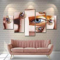 No Framed Canvas 5Pcs Nail Gel Salon Beauty Wall Art Posters Prints Pictures Paintings Home Decor for Living Room Decoration 20x35 20x45 20x55cm