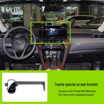 Toyota automobilio ekrano telefono laikiklis - Horizontalus tylaus veidrodžio navigacijos laikiklis gray