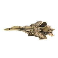 Aircraft Fighter Statues Metal Fighter Plane Sculpture Decors Collectibles Figurines Ornament for Office Home Decors 1