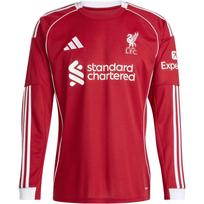 Adidas nemokamas pristatymas su adiClub Liverpool Fc 25/26 ilgomis rankovėmis namų marškinėliai JV6456 2XL red