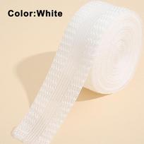 2M Self-Adhesive Pants Hem Paste Tape Trouser Edge Paste Iron-on Pant Shorten Repair Jean Hemming Tape For DIY Sewing Fabric KTY 2Meter balta