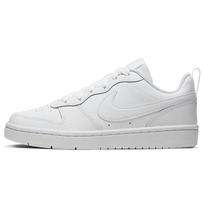 (GS) Nike Court Borough Low 2 'Triple White' Kids' BQ5448-100 EU 38.5