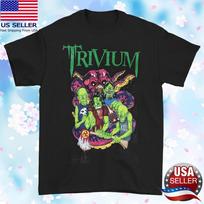 ADULTS SHIRT Trivium band black VTG T-shirt short sleeve All sizes JJ5102 Unisex T-Shirt Graphic Tee L