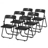 6Pcs Folding Chairs Set – Portable Outdoor Camping Chairs, Lightweight Foldable Plastic Seats for Picnic, Event, Travel juoda