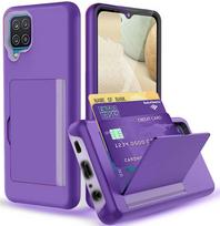 Skirta Samsung Galaxy A12 dėklas 6,5  Piniginė Kortelių laikiklis ID kortelės lizdas Dėklas Skirta Samsung A 12 A 1 2 Telefonui Fundas Buferis For Galaxy A12 beige