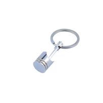 Car Mod Keychain: Turbocharger, Gear Shift Knob, Shock Absorber, Brake Disc, Engine Piston, Rotor.