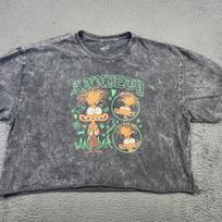 Disney Pixar Inside Out 2 Anxiety Shirt Mens XL Black Acid Wash Graphic Movie Unisex T-Shirt L