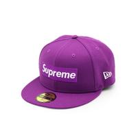 Supreme No Comp Box Logo New Era Lavender 7 1/2