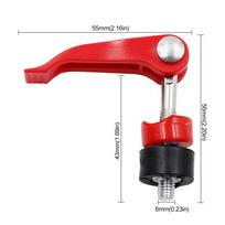 1PC Attaching Clamp High Quality Push Cutter Accessories Red raudona