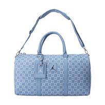 Jordan Medvilninis Kelioninis Krepšys Rankinė Unisex Šviesiai Džinsinis Mėlynas Jordan JD2523003AD-001 （47.0cm*20.3cm*26.7cm）