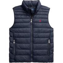 Polo Ralph Lauren liemenė su stovinčia apykakle, užtrauktuku, be rankovių, vaikams, vaikų liemenė 323969872-002 L gray