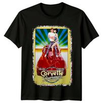 Corvette Vasara (1978 m) Filmo plakato įkvėpti marškinėliai Retro 70-ųjų stiliaus marškinėliai Unisex 2XL