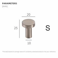 Dooroom Brass Modern Brushed Nickel Silver Hook Wall Installation