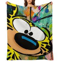 Marsupilami Mesti pledas Dekoratyvinės lovos Lovos patalynė Personalizuota dovana Vasaros patalynė Pledai 30x40in