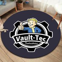 vault Round Area Rug,Carpet Rug for Living Room Bedroom Sofa Playroom Decor,Non-slip Floor Mat 80cmx80cm