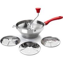 Bulvių trintuvas - Ibili - 742420 - Nerūdijantis plienas - 20 cm - 3 diskai komplekte