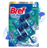 Bref Color Aktiv+ eucalyptus toilet hanger 3x50g