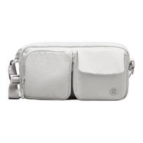 Lululemon 2.5L Multi-Pocket Adjustable Shoulder Strap Nylon Crossbody Bag Unisex bags Steam-Grey LU9BJ8S-032894 Steam Gray/VPOR