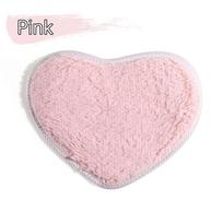 40x30cm Fashion Nonslip Floor Soft Bath Rug Heart Mat Memory Foam Flannel Carpet rožinė