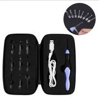USB Rechargble Led Light Up Crochet Hook Set Knitting Tool with Replacble Tips 2.5-6.5MM Light Up Crochet Hook Set Tricot Lumière Hooks Knitting Tool