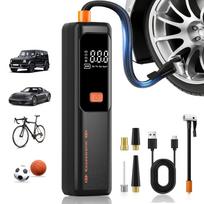 Wireless Car Tire Inflator Portable Air Compressor 150 PSI Electric Air Pump for Motorcycle Bicycle Tire Inflating Tool Balls juoda
