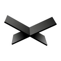 X Shaped Acrylic Book Holder Shelf Organizer Durable Transparent Display Stand for Magazines Textbooks Recipe Bedroom juoda
