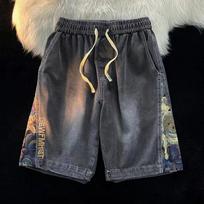 Shorts Pants Women Summer Cotton Vintage Loose Large Size Casual Wide Leg Pants Shorts S juoda