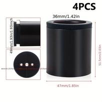 4 vnt. Tvirti sofos spintelės kojelės kojų paaukštinimas baldų papildomas paaukštinimo stovas ABS apvalus reguliuojamas baldų priedas 30 mm 55 mm