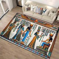Retro Ancient Egypt Pattern Rug Carpet For Living Room Non slip Parlour Sofa Large Area Rug Bedroom Kid Play Room Floor Mat Gift 40x60cm
