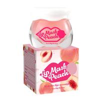 Peach Sleeping Mask, Lip Moisturizing Night Sleeping Lip Mask Effectively Moisturizes And Repairs Dry Lips,10g balta