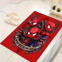 1pc Disney Spiderman Pattern Carpet Area Rug Non slip Carpet Hand Washable Floor Mat Suitable For Living Room Bedroom Home Decor 60cm by 90cm