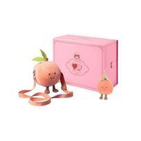 JELLYCAT Interesting Food Peach Blossom Gift Box Set Dolls Pendant Plush Doll 18cm/15cm Height A4PEACHB pink