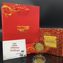 Golden Crystal-Inlaid Mooncakes: Mid-Autumn Festival Gift Promotion