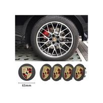 4 x Pilki Porsche Macan 65 mm ratlankių centriniai dangteliai su logotipu