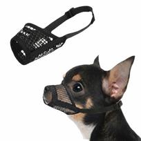 Anti-Biting Dog Muzzle Soft Mesh Puppy Muzzle Durable Breathable Mesh Muzzle  Small Dogs L-Dog Muzzle