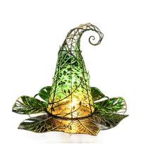 Wire Witch Hat - Halloween Decorative Light with for Home Decor One Size