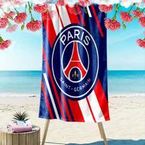Paris Saint-Germain F.C Print Beach Towel, Large Soft Quick Dry Towel for Beach Camping Swimming 70cmx140cm(27x55inch)