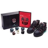 Li Ning Weiw Pro Comfortable Versatile Non-Slip Shock Absorbing Wear-Resistant Low-Top Skate Shoes Men Skate Shoes Black AECS005-1 44⅓