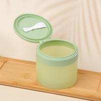 200G Plastikinis kremas PP veido kremas buteliukas su dangteliu plačiu kakliuku dantų miltelių dėžutė su šaukšteliu one size