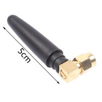 2.4G Wifi Bluetooth radijo antena 2.5Db stiprinimas Sma Male kištuko jungtis stačiu kampu