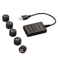 For Android Radio TPMS Tire Pressure Monitoring System w/ 5Pcs External Sensor